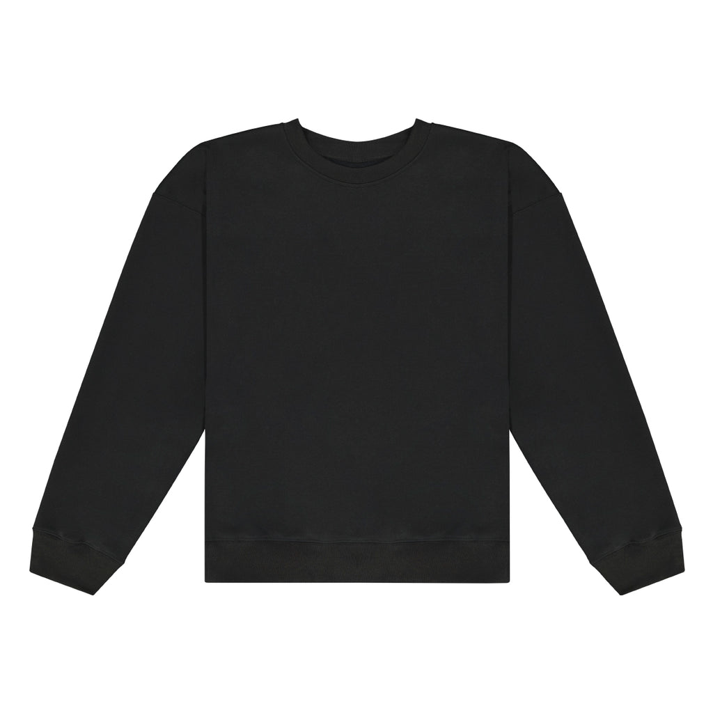 Sudadera básica cuello redondo